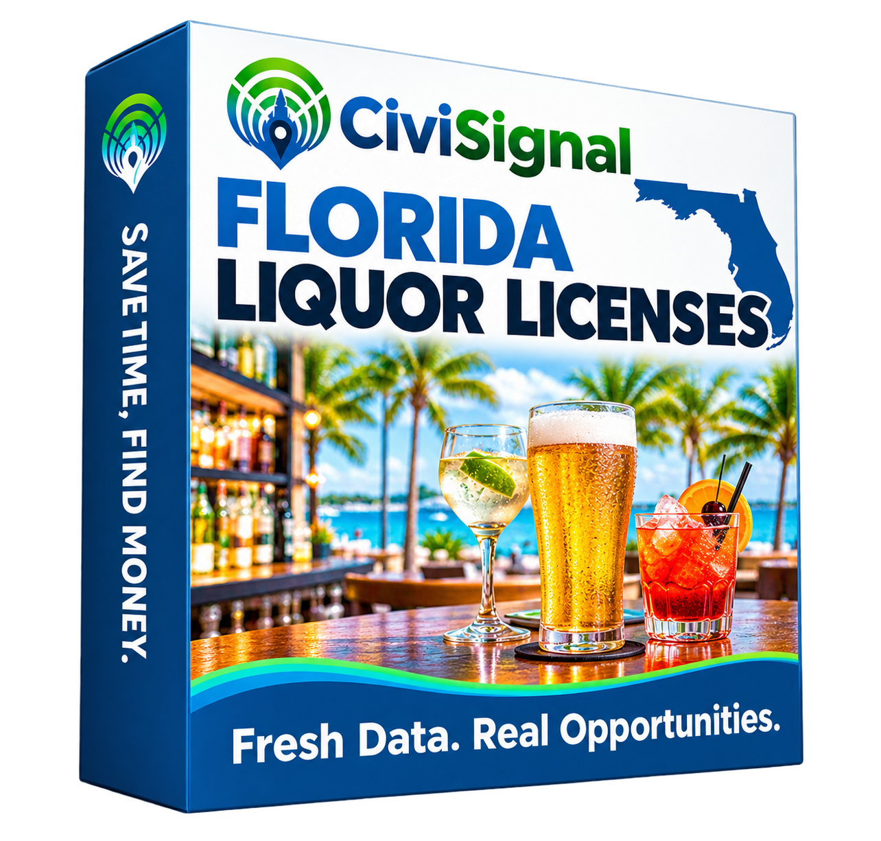 CiviSignal Florida Liquor License Leads — CSV and Excel database